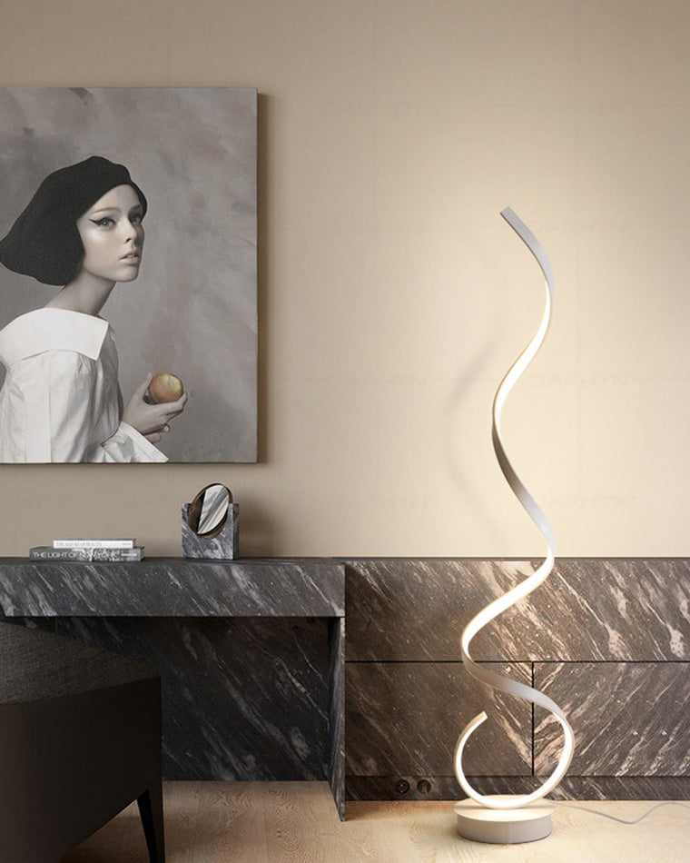 WOMO Spiral LED Floor Lamp - WM7017