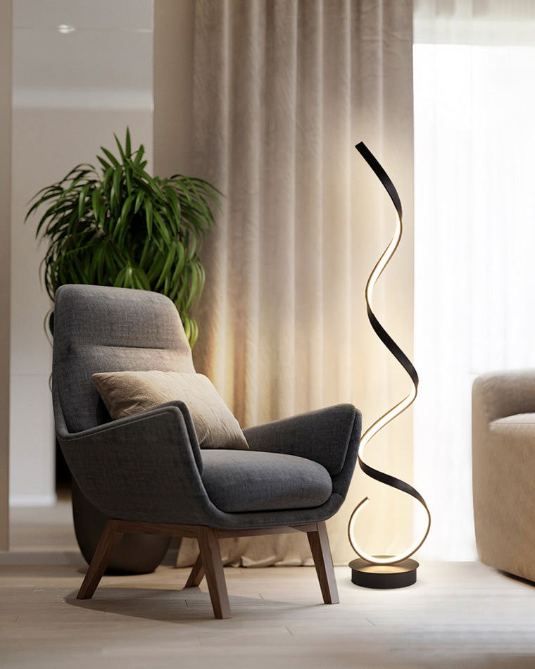 WOMO Spiral LED Floor Lamp - WM7017