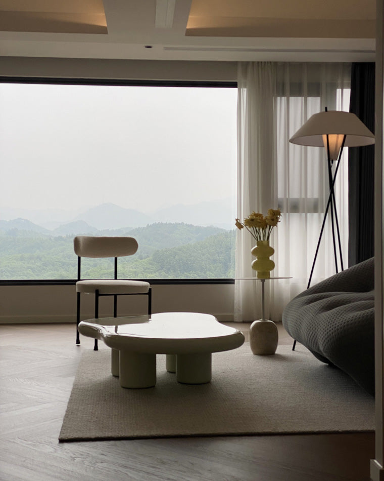 WOMO Japandi Cone Tripod Floor Lamp-WM7019