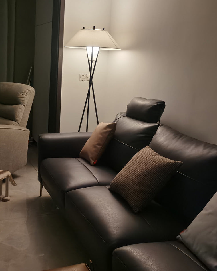 WOMO Japandi Cone Tripod Floor Lamp-WM7019