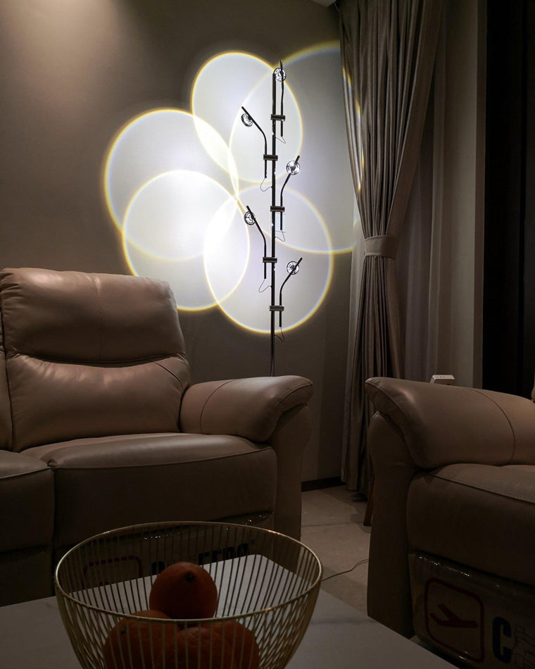 WOMO 5-head Halo Projector Tree Floor Lamp-WM7020