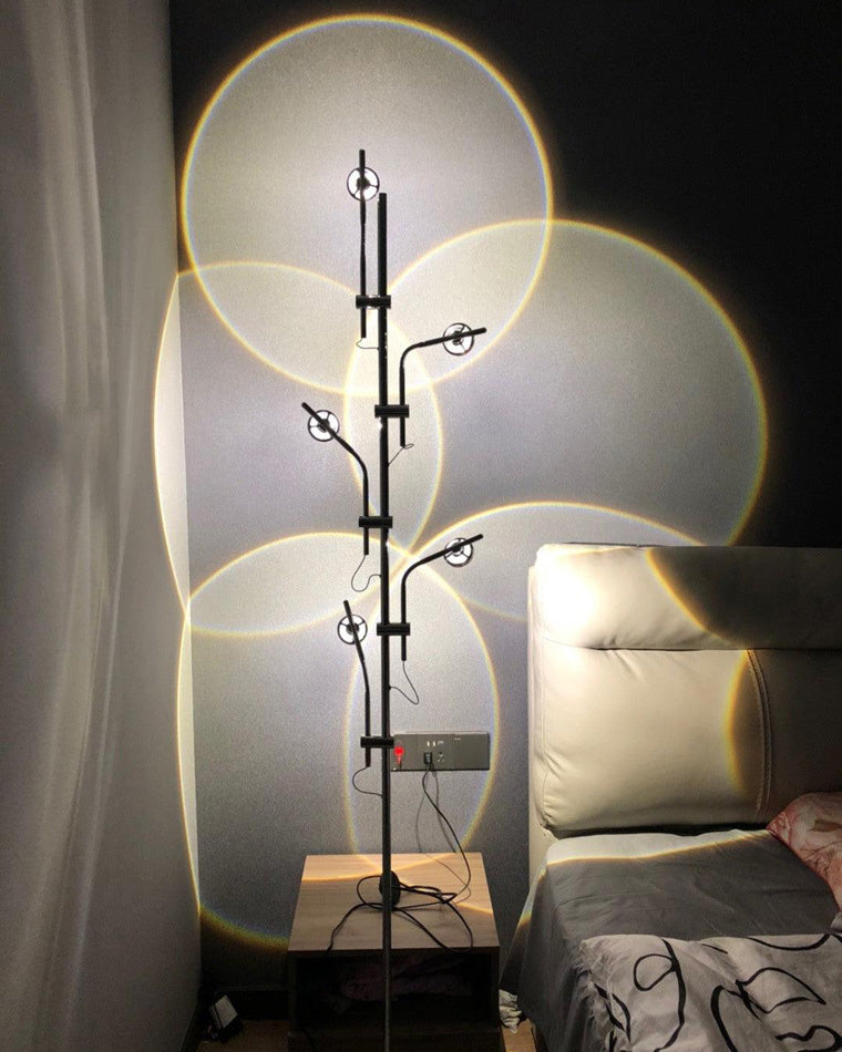 WOMO 5-head Halo Projector Tree Floor Lamp-WM7020