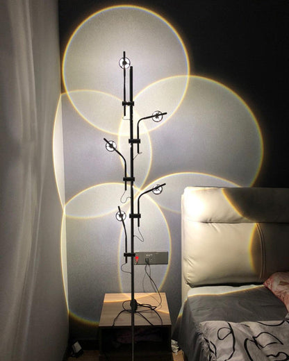 WOMO 5-head Halo Projector Tree Floor Lamp-WM7020
