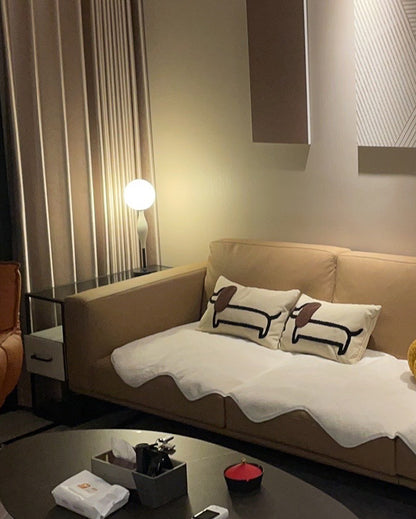 WOMO Glass Globe Floor Lamp-WM7024