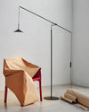 WOMO Freischwingende Lese-Stehleuchte über dem Sofa-WM7025 thumbnail
