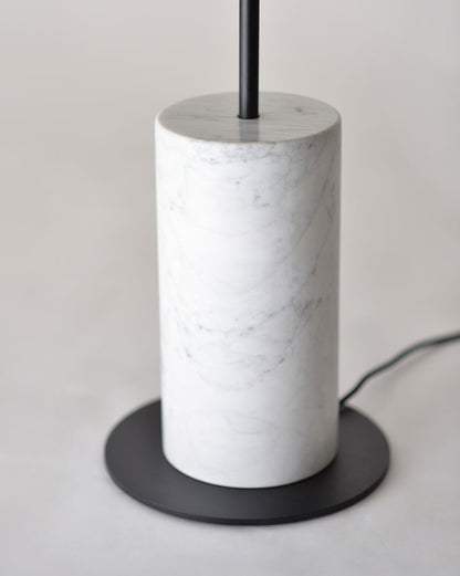 WOMO 2-bulb Marble Floor Lamp-WM7032