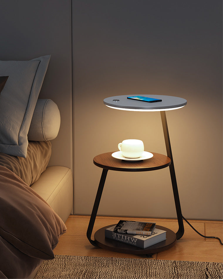 WOMO Side Table Floor Lamp - WM7049