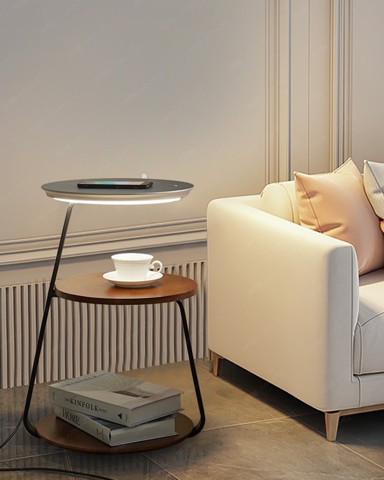WOMO Side Table Floor Lamp - WM7049