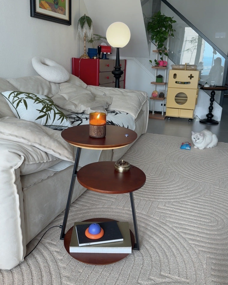WOMO Side Table Floor Lamp - WM7049