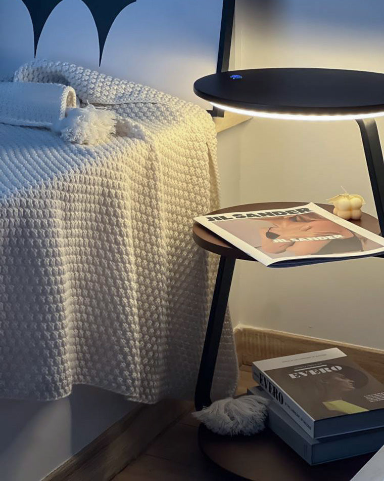 WOMO Side Table Floor Lamp - WM7049