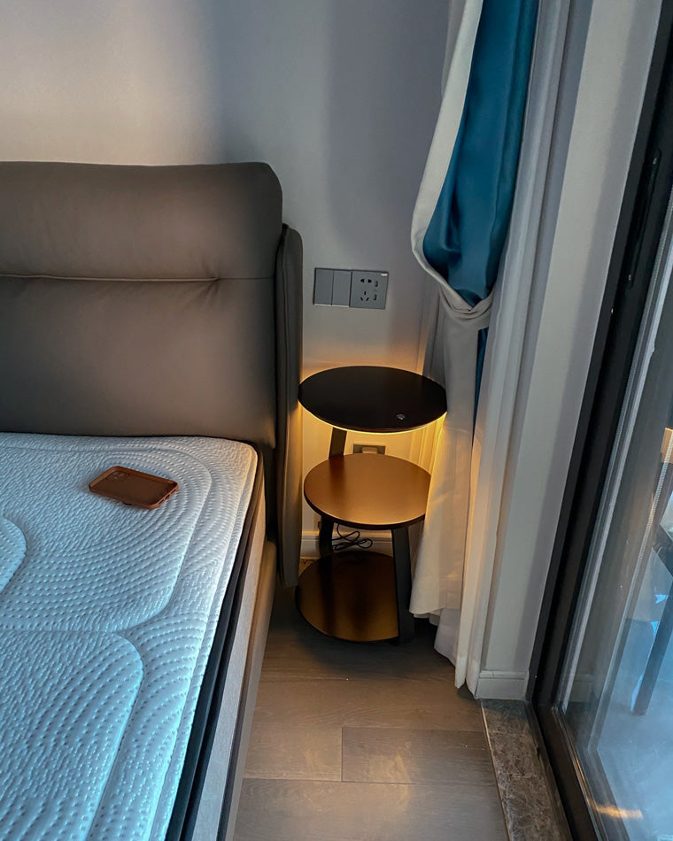 WOMO Side Table Floor Lamp - WM7049