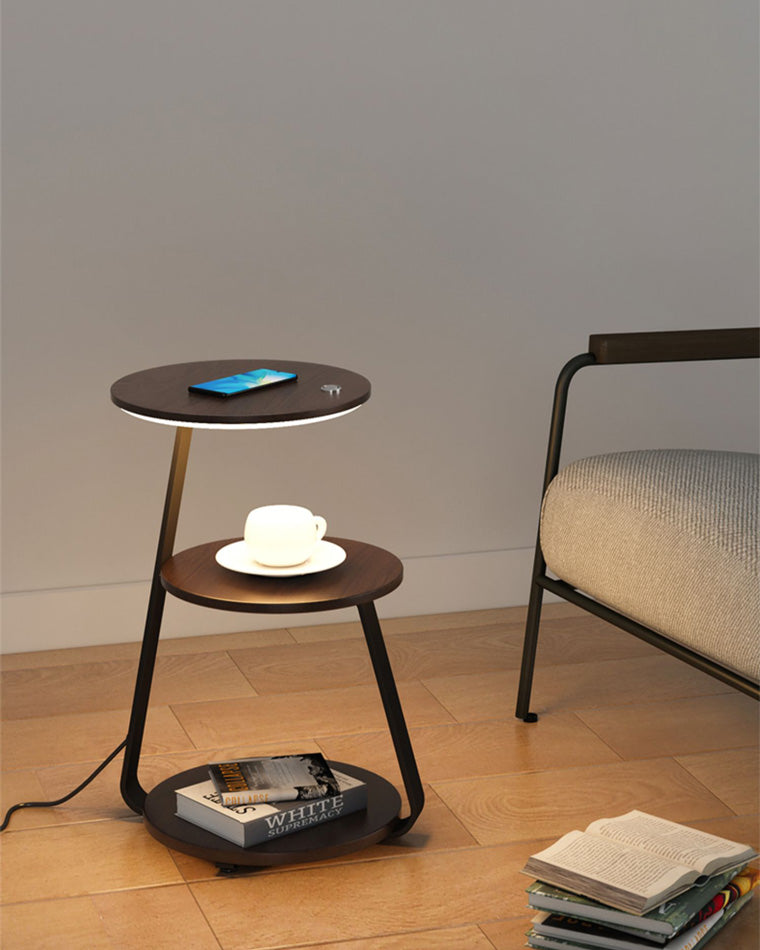 WOMO Side Table Floor Lamp - WM7049
