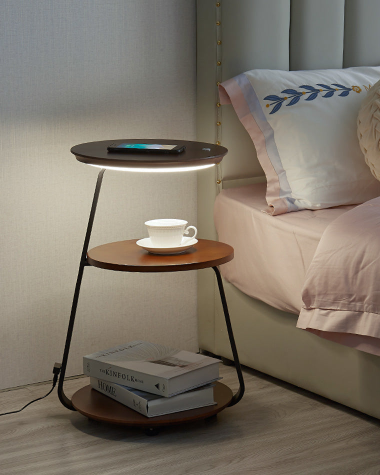 WOMO Side Table Floor Lamp - WM7049