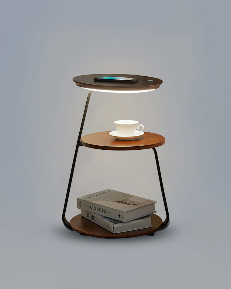WOMO Side Table Floor Lamp - WM7049