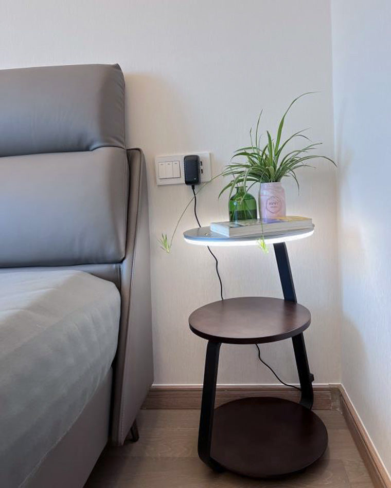WOMO Side Table Floor Lamp - WM7049