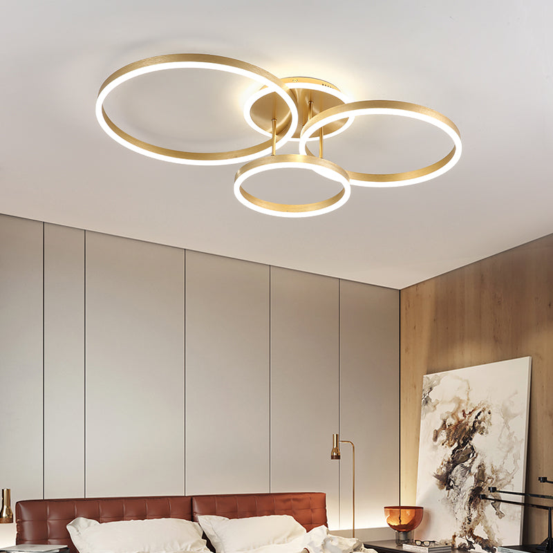 WOMO Runde LED-Deckenleuchte mit Unterputzmontage-WM1032