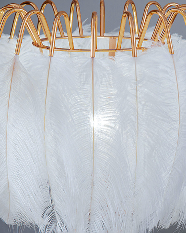 WOMO Tripod Feather Floor Lamp-WM7051
