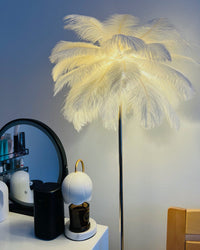 WOMO Palm Tree Floor Lamp with Tray - WM7052