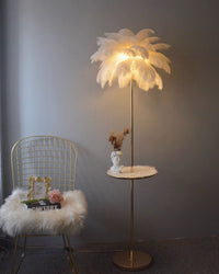 WOMO Palm Tree Floor Lamp with Tray - WM7052