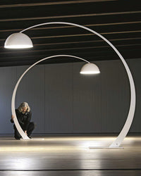 WOMO Dome Arc Stehleuchte über der Couch-WM7063