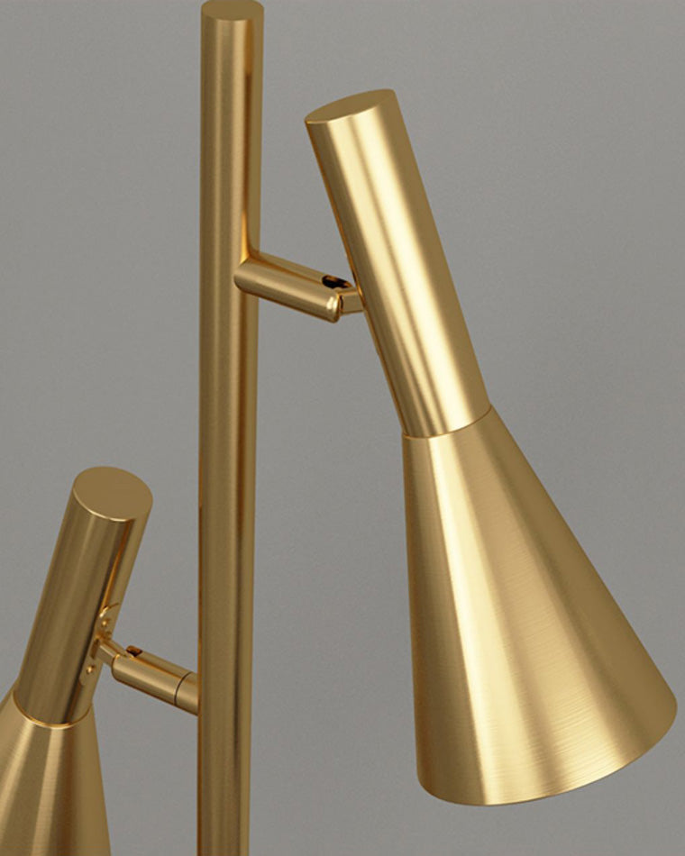 WOMO Floor Lamp with 2 Bulbs and Adjustable Stand - WM7067