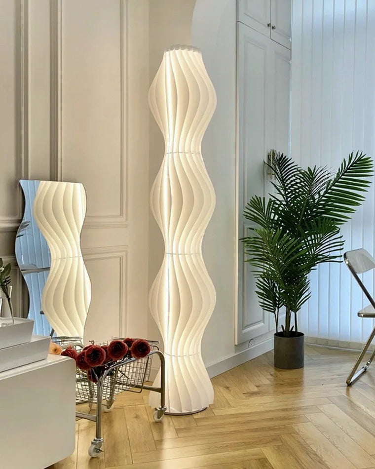 WOMO Wavy Column Stehleuchte mit Hue Dimmer-WM7074