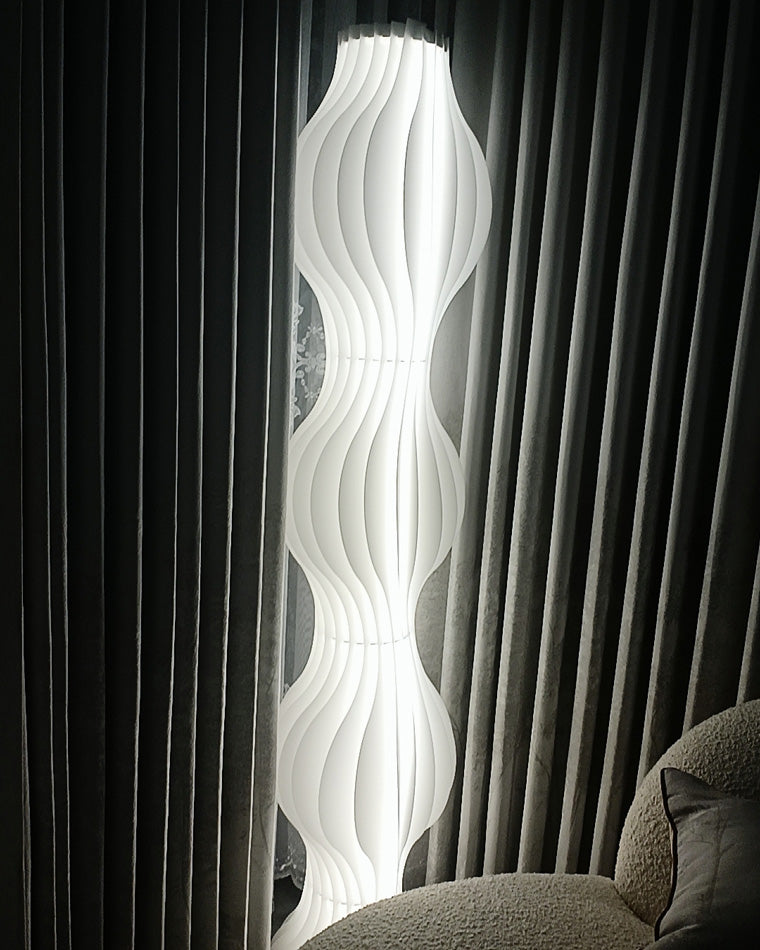 WOMO Wavy Column Stehleuchte mit Hue Dimmer-WM7074
