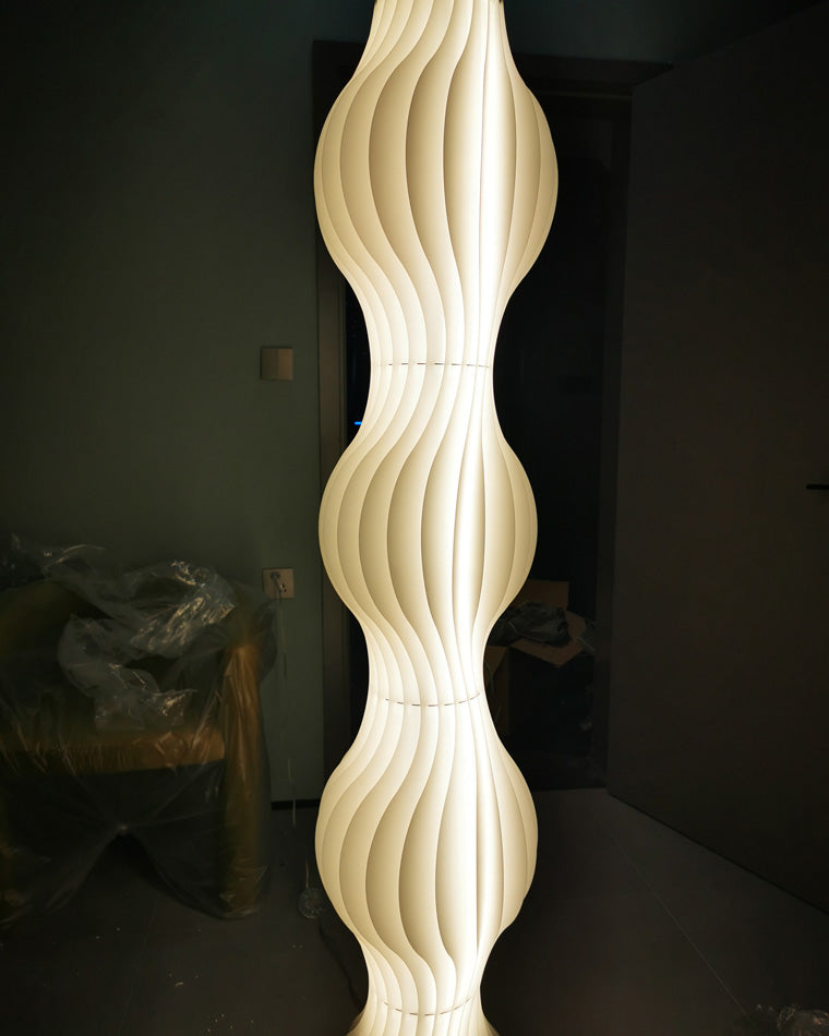 WOMO Wavy Column Stehleuchte mit Hue Dimmer-WM7074