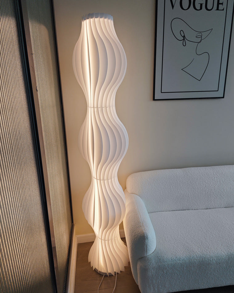 WOMO Wavy Column Stehleuchte mit Hue Dimmer-WM7074