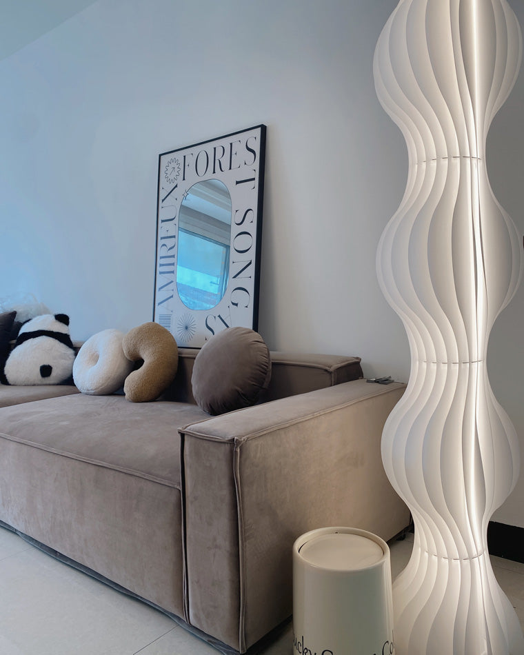 WOMO Wavy Column Stehleuchte mit Hue Dimmer-WM7074