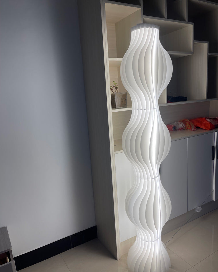 WOMO Wavy Column Stehleuchte mit Hue Dimmer-WM7074