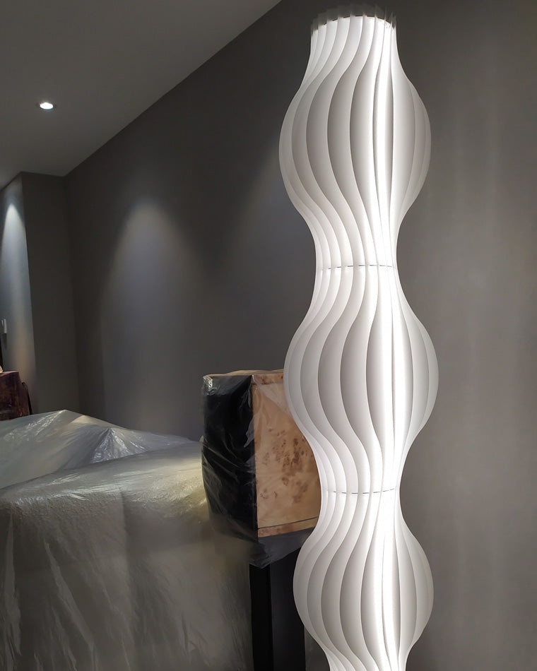 WOMO Wavy Column Stehleuchte mit Hue Dimmer-WM7074