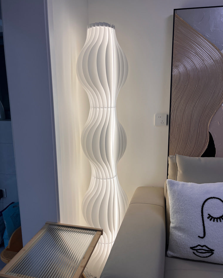 WOMO Wavy Column Stehleuchte mit Hue Dimmer-WM7074