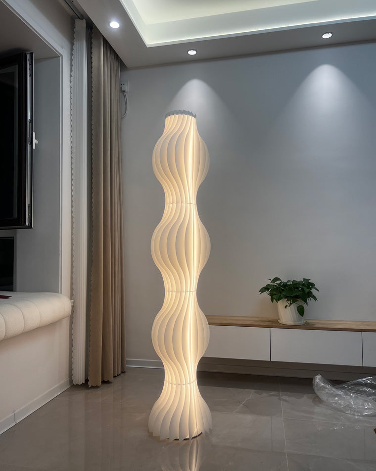 WOMO Wavy Column Stehleuchte mit Hue Dimmer-WM7074