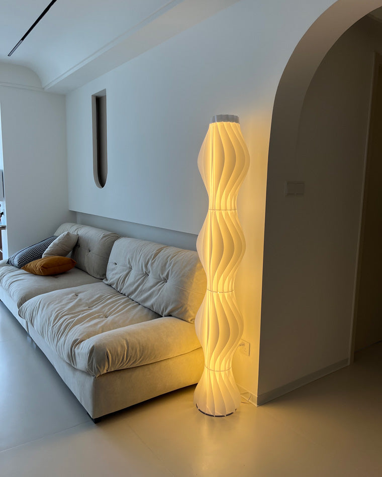 WOMO Wavy Column Stehleuchte mit Hue Dimmer-WM7074
