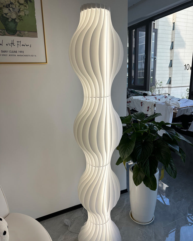 WOMO Wavy Column Stehleuchte mit Hue Dimmer-WM7074