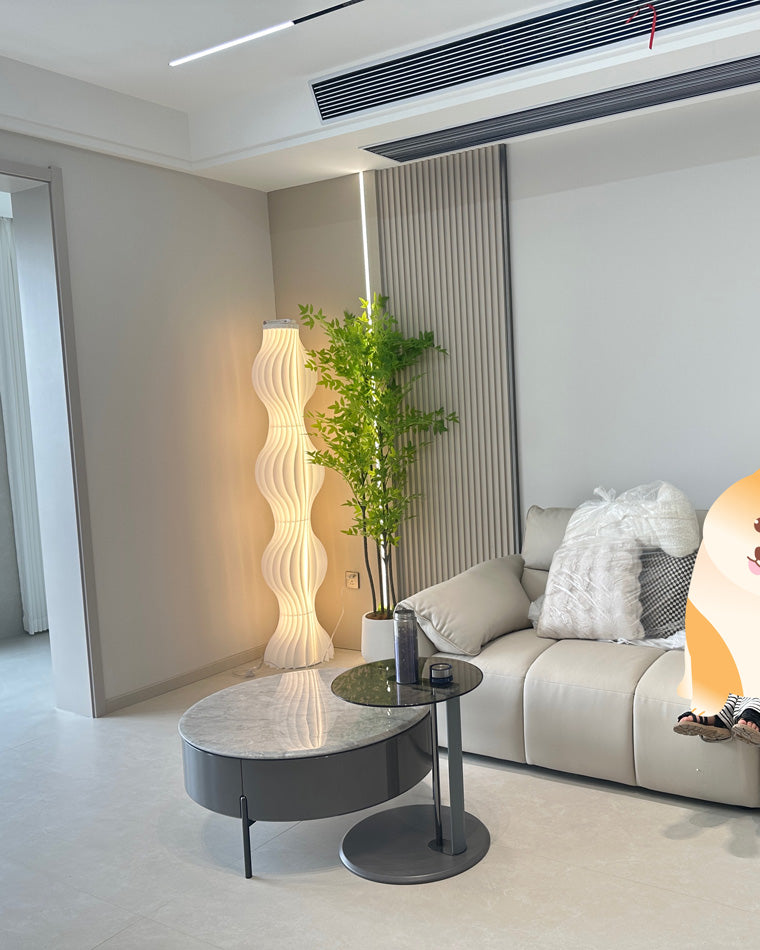 WOMO Wavy Column Stehleuchte mit Hue Dimmer-WM7074