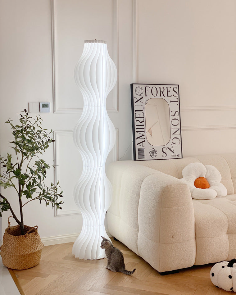 WOMO Wavy Column Stehleuchte mit Hue Dimmer-WM7074