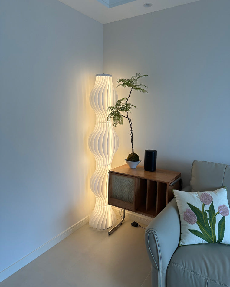 WOMO Wavy Column Stehleuchte mit Hue Dimmer-WM7074