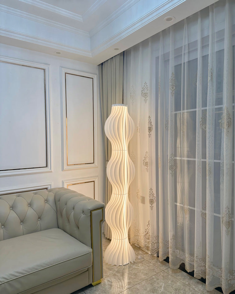 WOMO Wavy Column Stehleuchte mit Hue Dimmer-WM7074