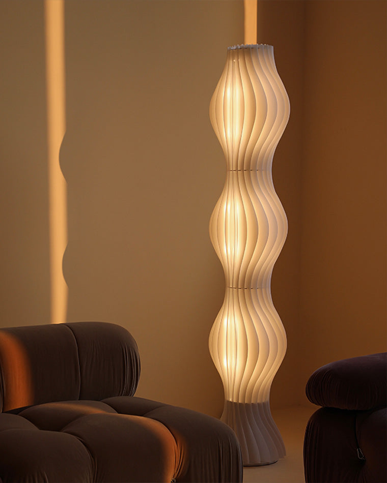 WOMO Wavy Column Stehleuchte mit Hue Dimmer-WM7074