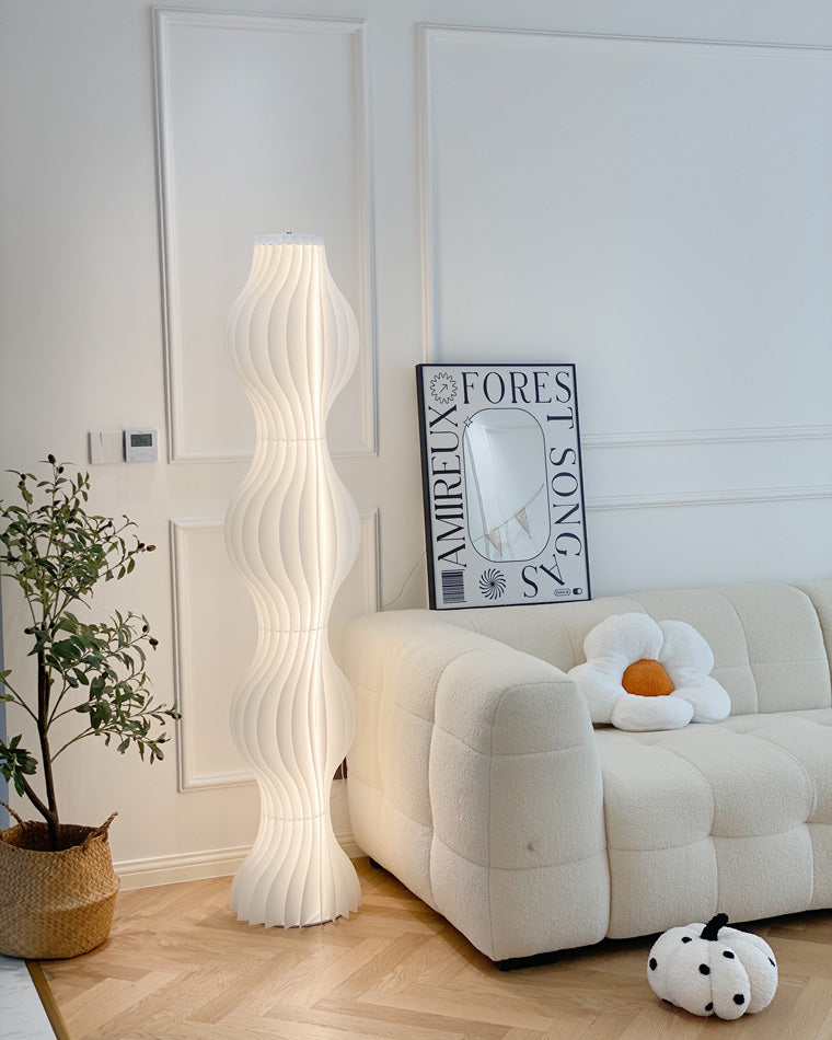 WOMO Wavy Column Stehleuchte mit Hue Dimmer-WM7074