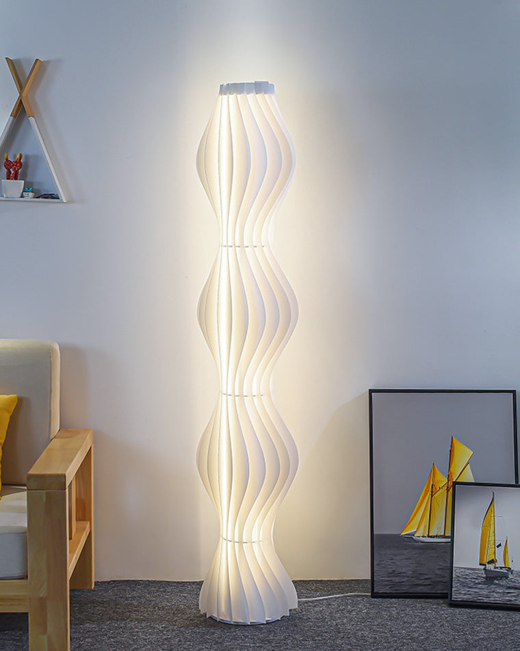 WOMO Wavy Column Stehleuchte mit Hue Dimmer-WM7074