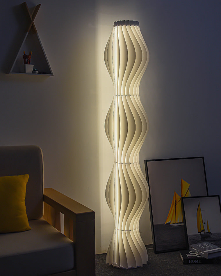 WOMO Wavy Column Stehleuchte mit Hue Dimmer-WM7074