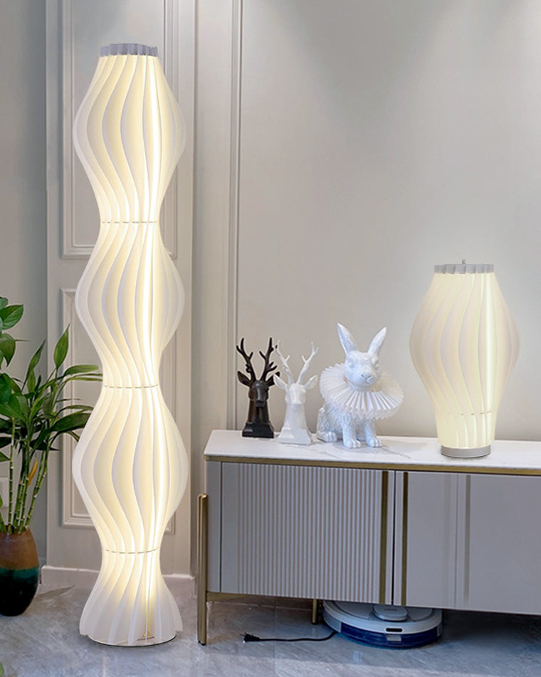 WOMO Wavy Column Stehleuchte mit Hue Dimmer-WM7074