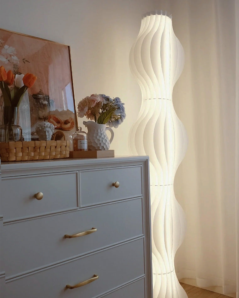 WOMO Wavy Column Stehleuchte mit Hue Dimmer-WM7074