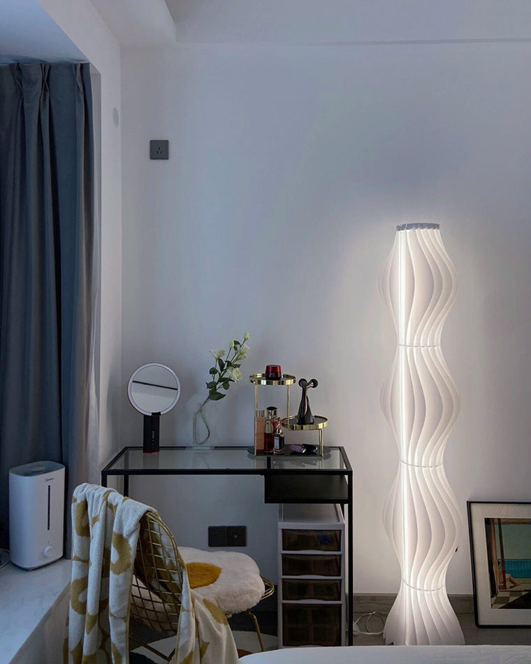 WOMO Wavy Column Stehleuchte mit Hue Dimmer-WM7074