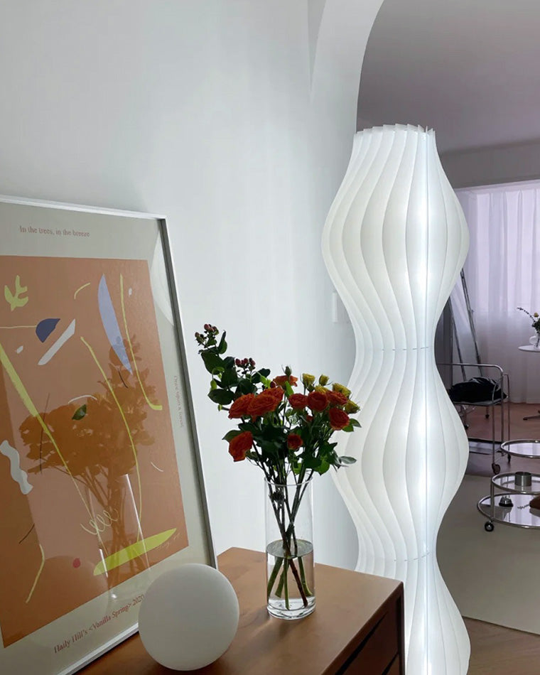 WOMO Wavy Column Stehleuchte mit Hue Dimmer-WM7074
