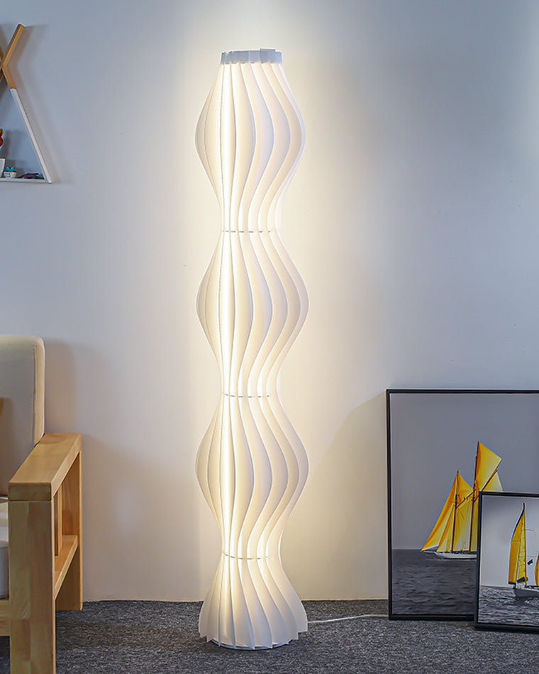 WOMO Wavy Column Stehleuchte mit Hue Dimmer-WM7074