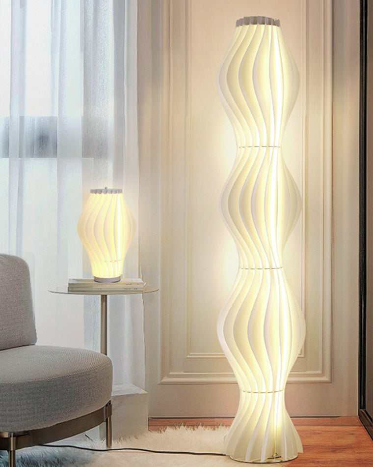 WOMO Wavy Column Stehleuchte mit Hue Dimmer-WM7074